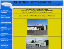 Tablet Screenshot of penn-township.net